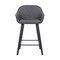 Armen Living Crimson 26" Faux Leather and Wood Bar and Counter Height Stool LCCRBAGR26 - alternate 5